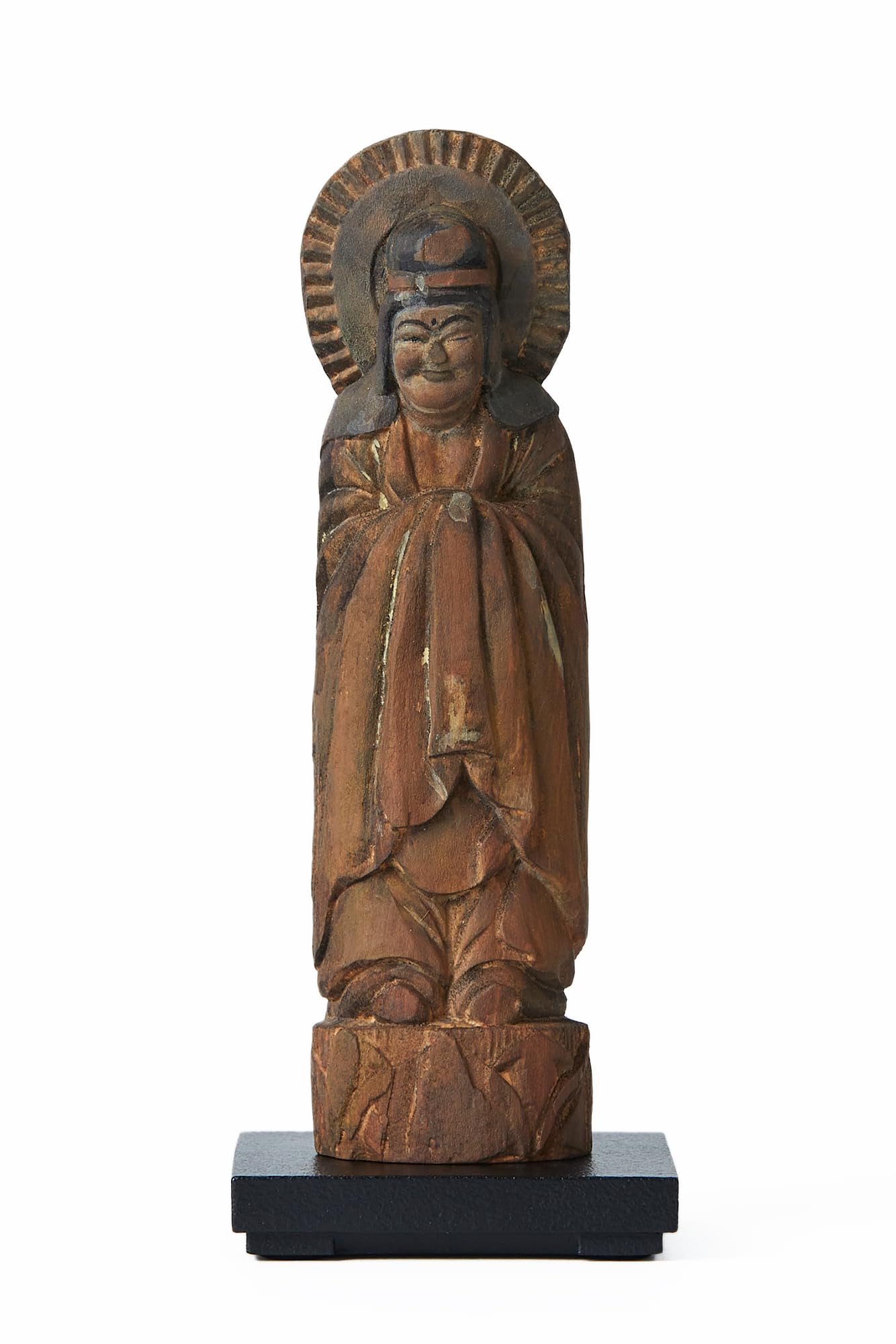 

ISUM TanaCOCORO WOOD Киссётэн Деревянная резьба Статуэтка Будды национальное сокровище ISUM tw3538 [Ладонь] (деревянный кипарис) - (Киссотен)