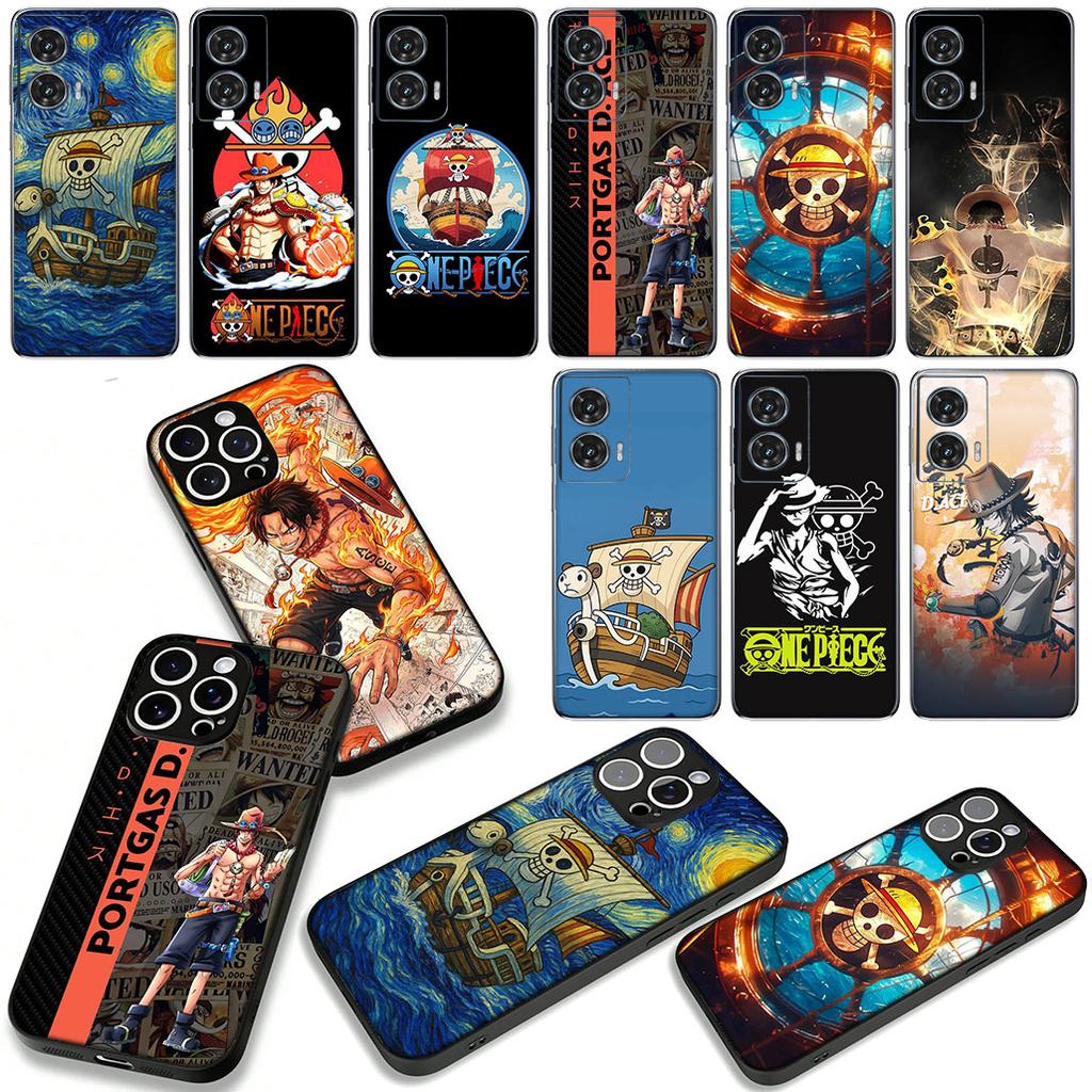 Going Merry ONE PIECES Luffy Ace Cover Phone Case for OPPO A18 A16 A17 A38 A54 A40 A60 A80 A78 A79 A57 A55 A96 A15 A53