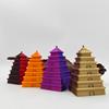 3D Foldable Rotating Pagoda: Children's Decompression Toy & Cultural Architecture Model