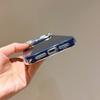 Glitter Diamond Camera Solid Color Phone Case For iPhone 17 16 15 14 Plus 13 12 11 Pro Max Shiny Glossy Shockproof Cover