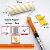 Adjustable Stainless Steel Telescopic Handle Waterproof Paint Roller Brush