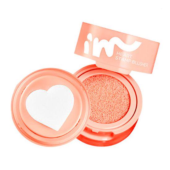 heart stamp blusher