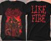 2 Sides Bloodbath Like Fire Bloodbath Band Shirt Black Uniex S-5XL EM1359 Unisex T-Shirt