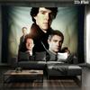Sherlock Poster Wall Tapestry, Aesthetic Printed Fabric Blanket, Suitable for Bedroom, Living Room, and Home Decor.