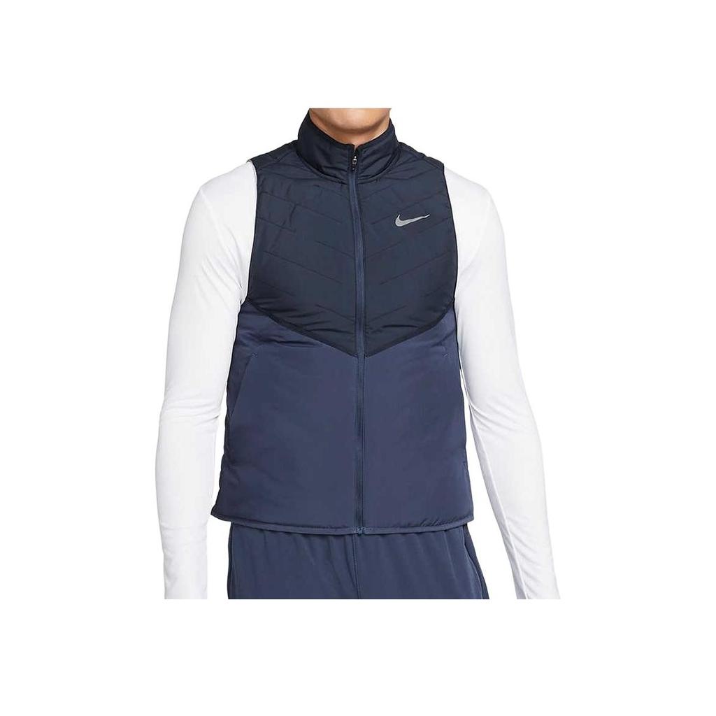 Nike Therma-Fit Wygodna Kamizelka Zapinana na Zamek ze Stójką Męska Kamizelki Niebieska DD5648-475