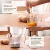 Borosilicate Glass Measuring Cup Clear Scale Transparent Mug Espresso Coffee Juice Single-mouthed Drinkware Cup