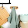 Bamboo Hook Metal Self-Adhesive Towel Rack Bathroom Cloth