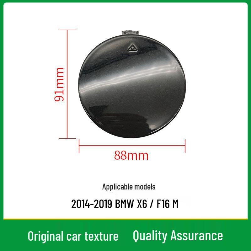 BMW X6 Sport Front Tow Hook Cover for Bumper, F16M, Part #51118065933.