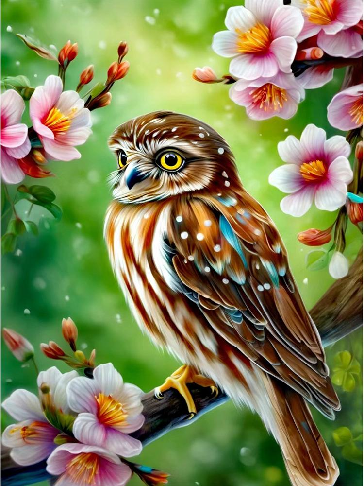 2024 New 5DDiy Diamond Embroidery Bird Eagle Chicken Animal Full Round Square Diamond Colored Mosaic Wall Home Decoration