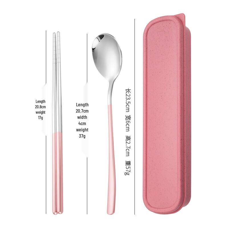 ZISIZ Portable Stainless Steel Cutlery Set