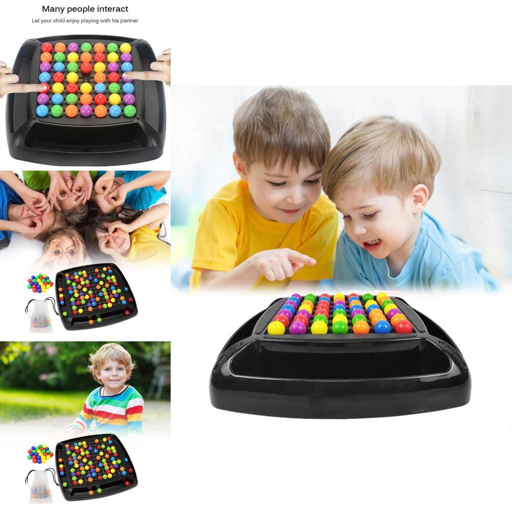 Colorful Rainbow Pop Game Interactive Family Fun Educational Toy For Kids