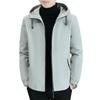 Winter Warm Outerwear for Men Trendy Fleece Jacket Casual Sports Outdoor Windbreaker Top Trench Coat for Men