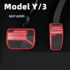 Tesla Model 3 YL Anti-slip Pedal Covers - Metal Accelerator & Brake Accessories