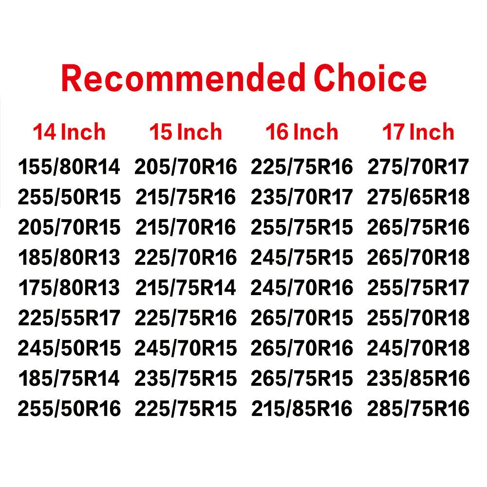 14-17 tommer Bilhjul Reservehjuldeksel Etui Beskytterpose Dekkhjulbeskytter For Mitsubishi For Kia Reservehjultilbehør