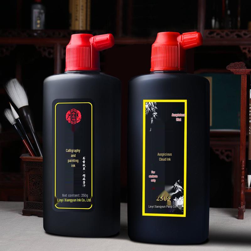 Inchiostro per Calligrafia e Pittura Cinese per Principianti - Flacone Blu da 250g