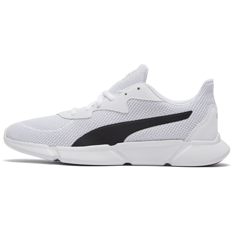 

Puma Interflex Runner Lightweight Comfortable Fabric Non-Slip Shock Absorbing Low-Top Casual Running Shoes Unisex sneaker White Black 192567-02 37