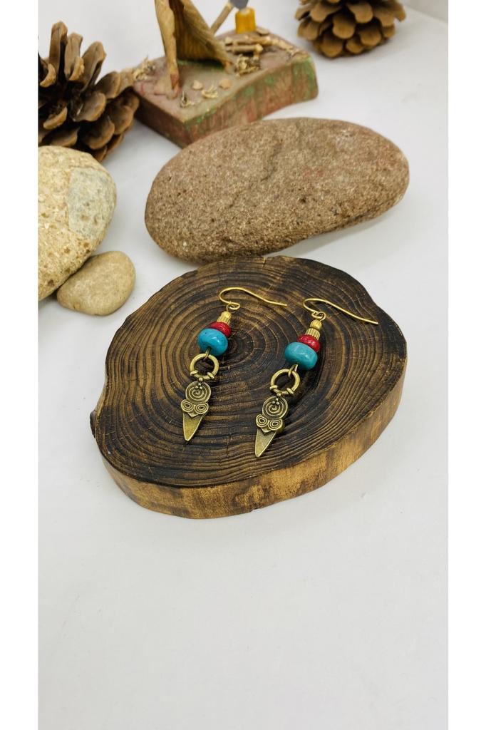Valentine's Day Birthday Gift Handmade Ethnic Authentic Hippie Bohemian Fashion Jewelry Earrings