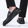 Fashion 2025 Men's Eco-Friendly Leather Casual Shoes New Fashion Streetwear Sneakers Non-Slip Sole & Memory Foam Insole for Daily Wear