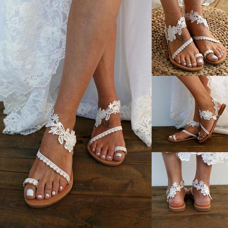 Stylish Ladies Flat Casual Shoes With Sexy Lace And Breathable Design