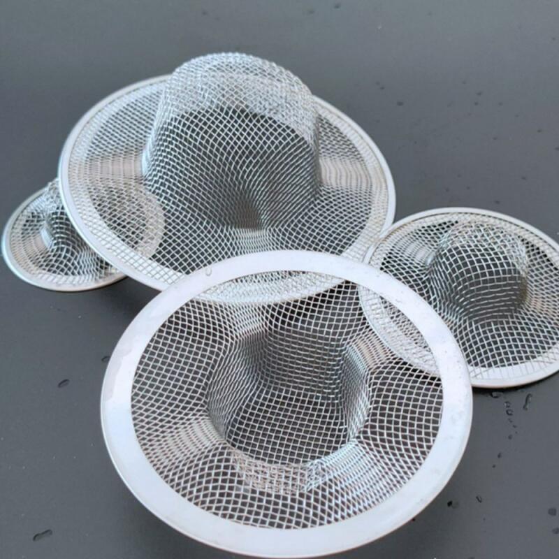 

Stainless steel drain mesh sink strainer medium 9cm 7055C [WC74929]