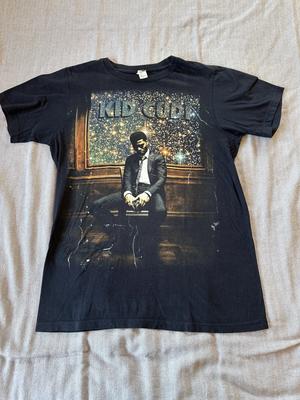 Kid Cudi Man On The Moon II Mr Rager Promo T Shirt Size S Rap Tee
