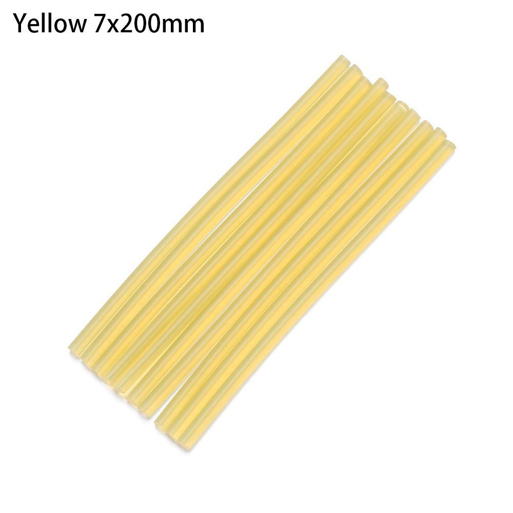 

10PCS Black Puller Tool Hail Removal Paintless Dent Repair Auto Repair Car Body Glue Sticks Yellow 7x200mm