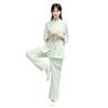 Zen Style Tai Chi & Yoga Two-Piece Set: Meditation & Healing Wear in New Chinese Design
