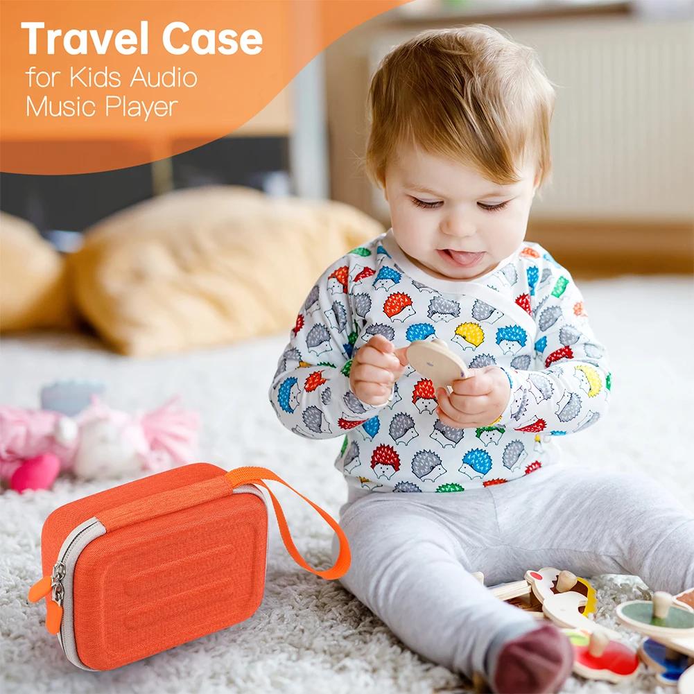 Portable Storage Bag for Yoto Mini (2025 Edition) Audio Player Shockproof Hard EVA Case for Yoto Mini Player Kids Music Players