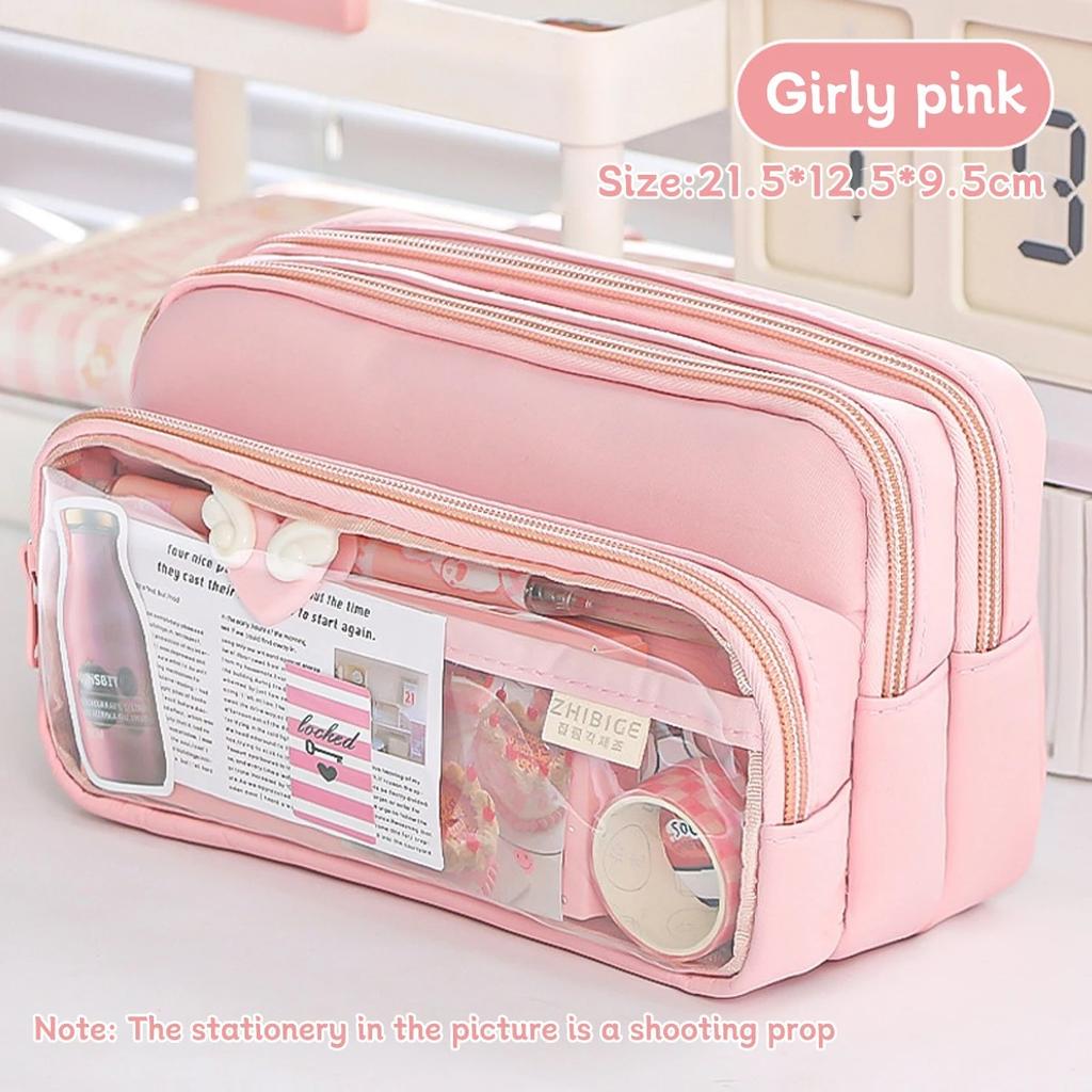 1PC Large-capacity Multi-functional Creative Pencil Case with High Appearance, Simple and Painful Pencil Case