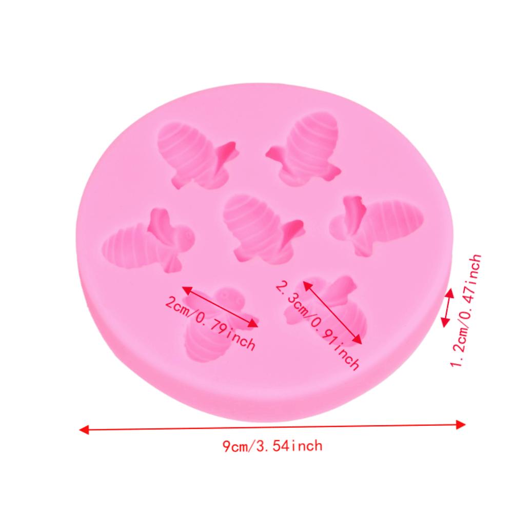 Non-Stick Bee Shaped Cake Mold Food Grade Silicone Fondant Cake Mold DIY Dessert Decoration