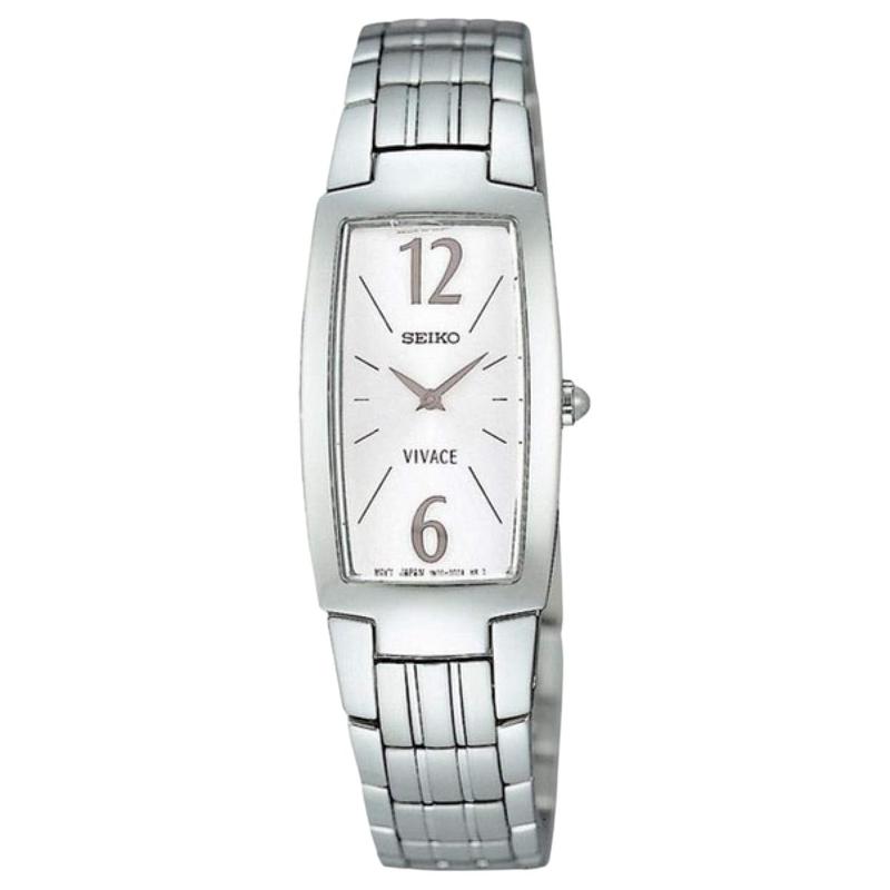 SEIKO 30 meters waterproof Quartz Steel Strap 19mm women s watch white dial SUJ289 белый