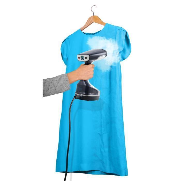 CALOR DT8100C0 Access Steam+ Défroisseur À Main, Débit Vapeur 26 G/min, Semelle Chauffante, Réservoir D’eau 190 Ml, Tous Tissus