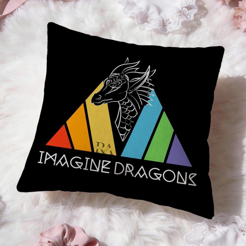 Band I-Imagine DragonsS Cushion Cover Premium Comfort Reversible Pillow Cove -Two in One Design for Any Room & Car Interior