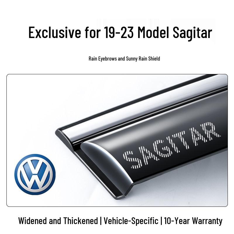 Volkswagen Sagitar Interior Sun/Rain Shields: Complete Collection of Decorative Accessories for Windows
