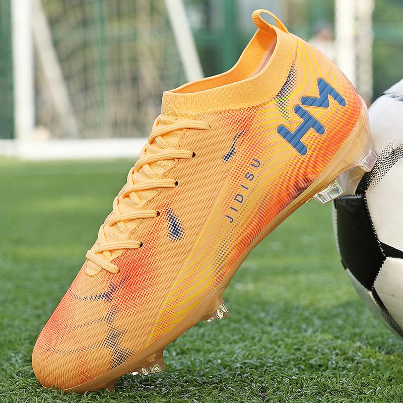 New Men Soccer Shoes Training High-quality Sneakers Grass Football Boots Non-Slip Mid-top Match Light Hot-selling Cleats Outdoor