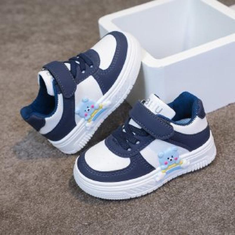 Atmungsaktive Canvas-Laufschuhe mit Cartoon-Motiv für Kleinkinder - Strapazierfähige Low-Top-Sportschuhe für Mädchen & Jungen