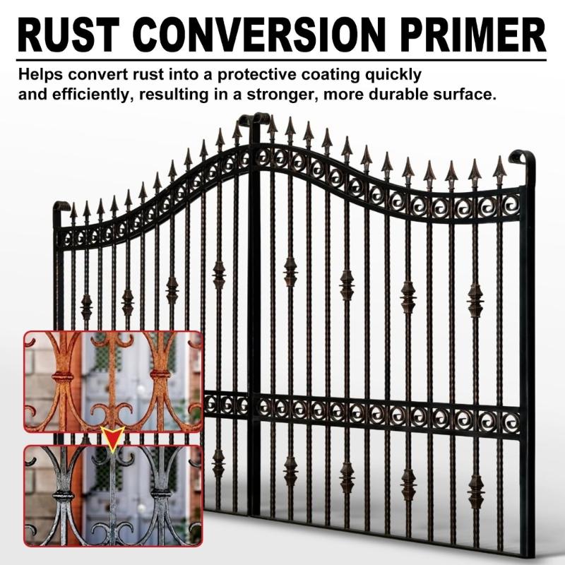 Primer Convertitore di Ruggine per Supporti Metallici Uso Professionale Riparazione Ruggine Primer Protettivo per Prevenire la Ruggine