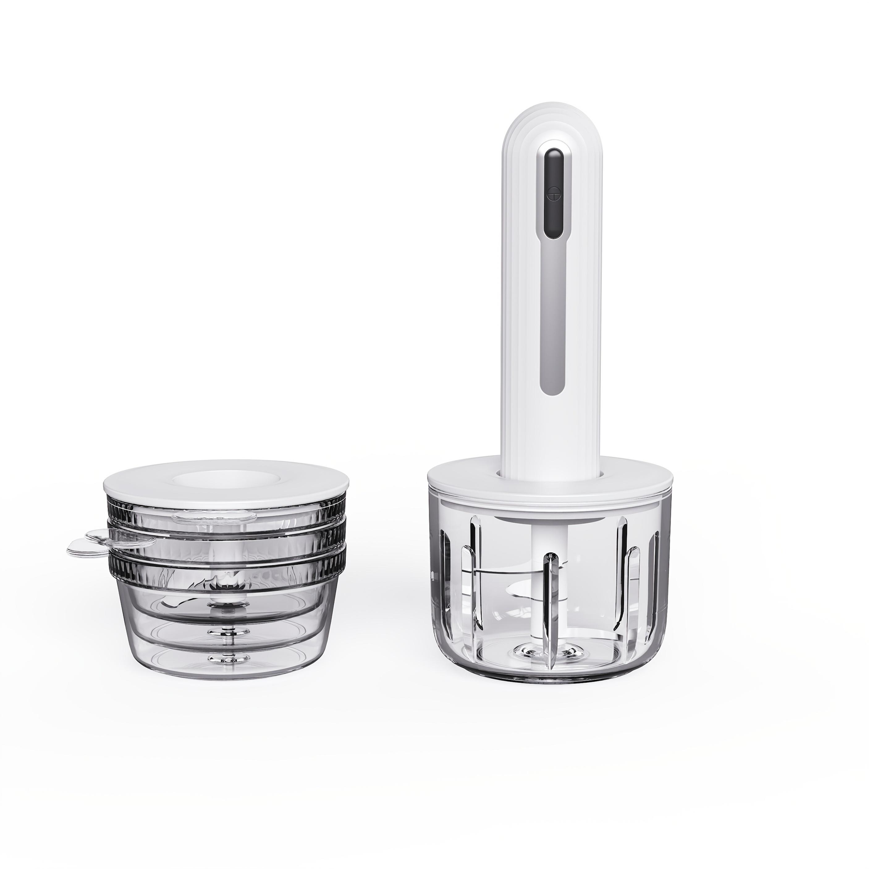 

Multi-Purpose And Multi-Capacity Handy Stick Food Chopper Combo Rechargeable Mini Food Processor for Kitchen Cooking for Meet Vegetable