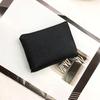 1pc Wallet Pouch Small Coin Purse New PU Leather Solid Color Storage Card Holder Korean Zipper
