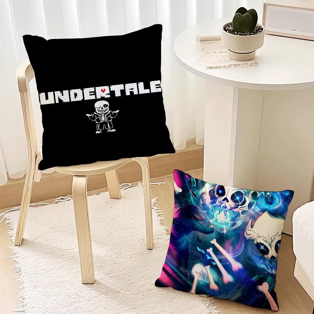 Cool Game Undertale Sans cushion cover For Bedroom Car Coffee Shop Room and Living Room Sofa Decorative PillowCover