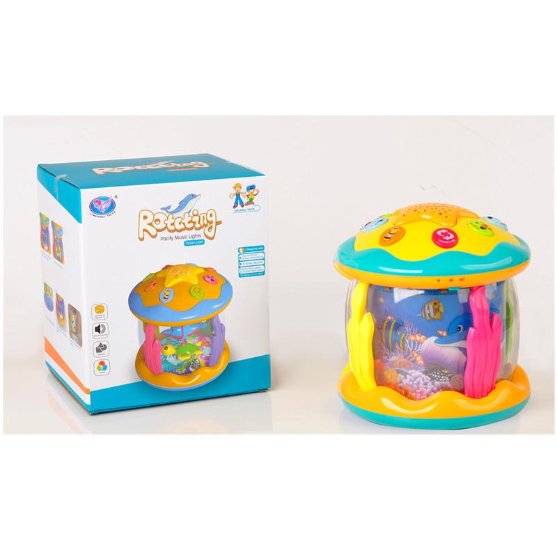 Baby Toddler Clap Drum with Lights & Music – Educational Ocean-Themed Toy for Parent-Child Interaction.