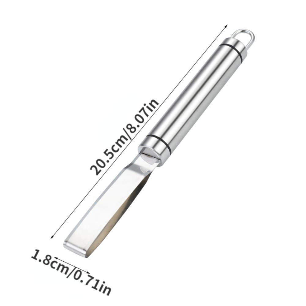 Stainless Steel Mango Corer Multifunction Meat Extractor Fruit Tool Pineapple Corer Mango Knife Fruit Peeling Kitchen Gadgets серебряный
