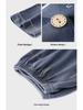 2023 Summer Cotton Short-Sleeve Cardigan Pajama Set for Middle-Aged Men