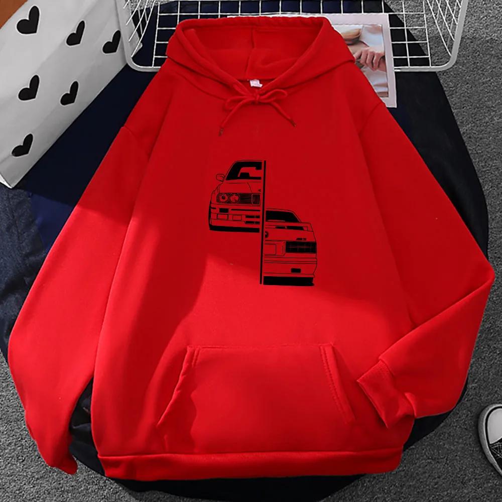 Men Printed Graphic Hoodies Prevalent Autumn Casual Sweatshirt Male Vintage Clothing Comfortable Fleece Tops
