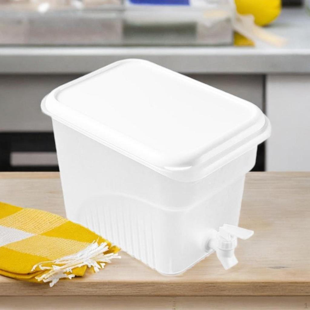 Drink Juice Dispenser Beverage Container Filter Cold Kettle with Faucet