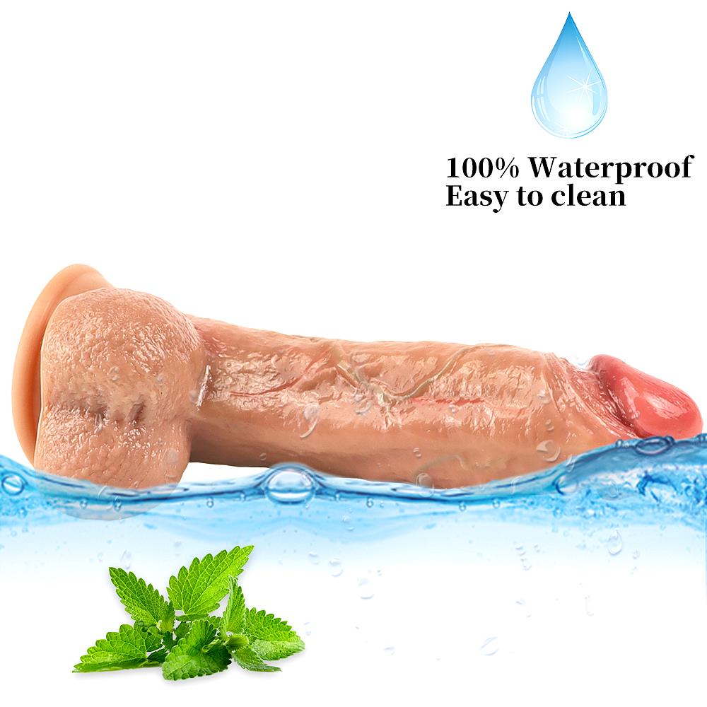 Realistische Penisdildos 22 cm für Frauen, Lesbenspielzeug, großer gefälschter Schwanz, Silikon, Masturbation, Sex-Tools für Erwachsene, erotisches Produkt