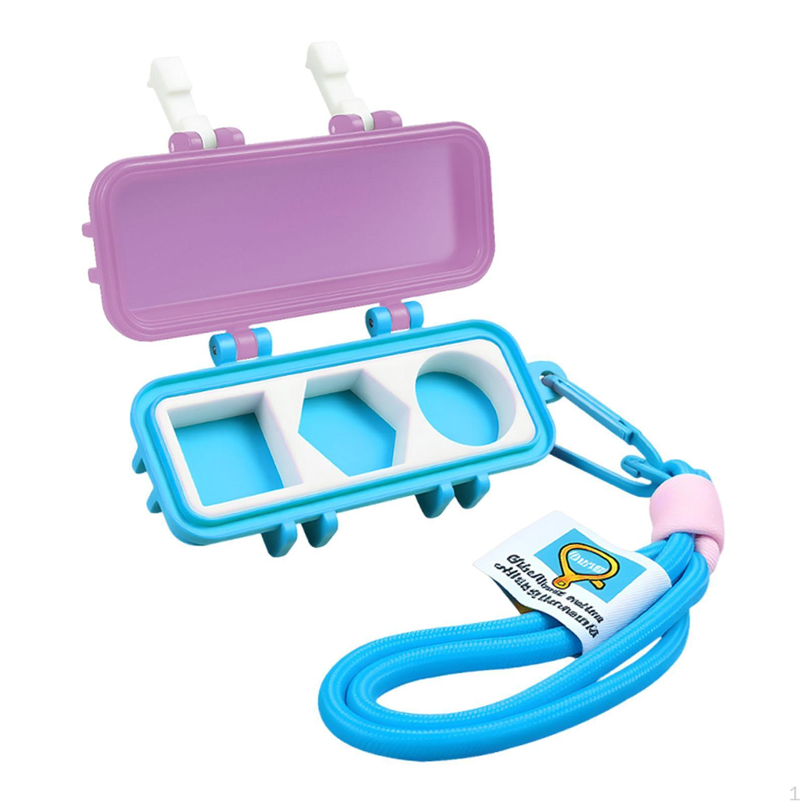 

Pool Chalk Holder Billiard Case Multifunctional Carrying Practical Storage Box синій
