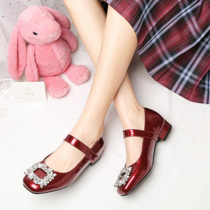 New girls' princess shoes non-slip soft-soled leather shoes medium and older children's shoes girls' student shoes wear children's single shoes in al