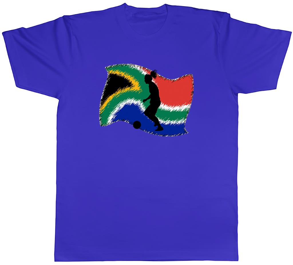 South Africa Flag Womens Football Mens Unisex TShirt Tee