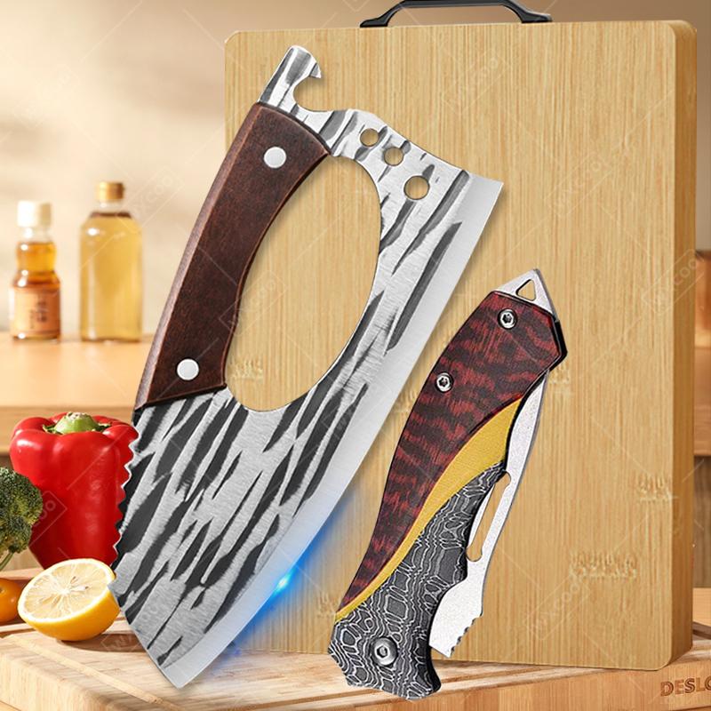 Stainless Steel Forged Kitchen Boning Knife New Effort Saving Chef Knife Meat Cleaver Fish Killing Knife Household Chopper Knife